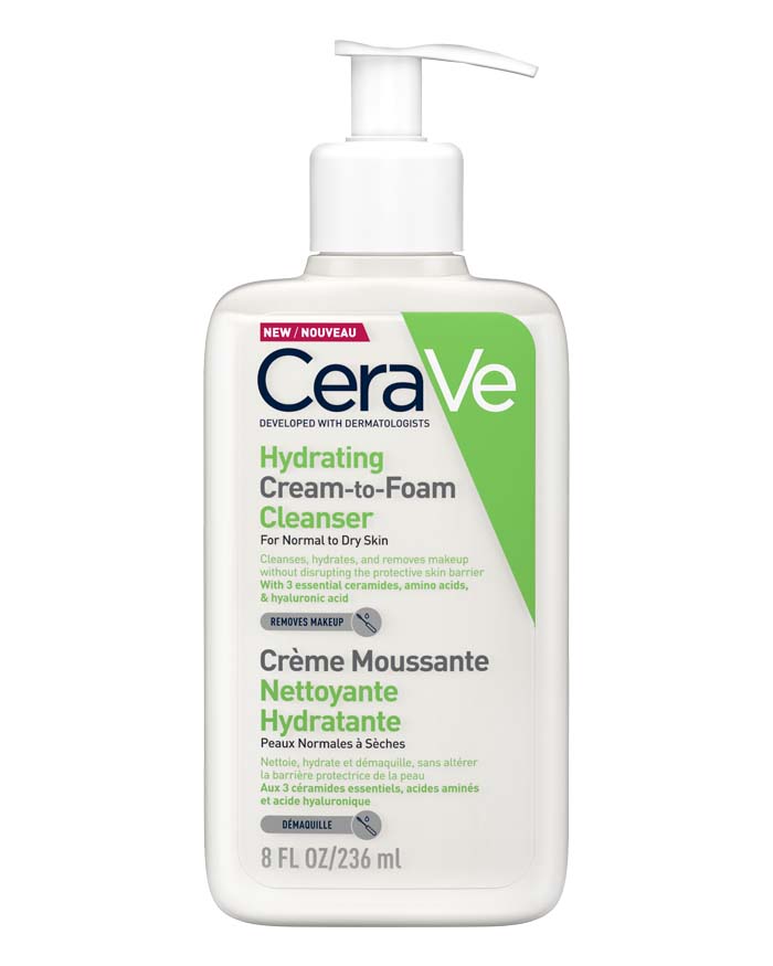CeraVe HYDRATING CREAM-TO-FOAM CLEANSER C3563