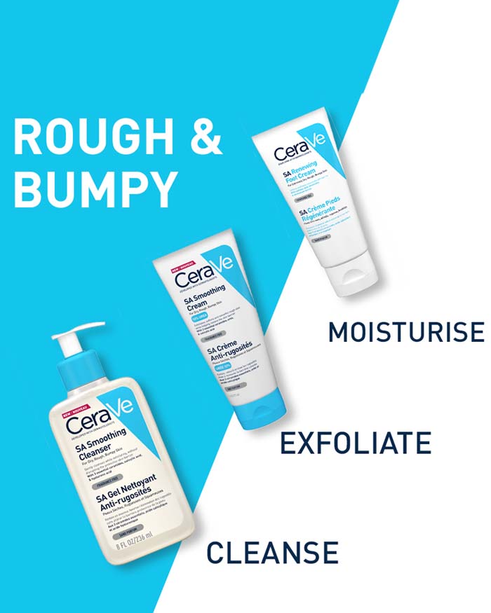 SA Renewing Foot Cream Dry, Rough Cracked Feet CeraVe UK