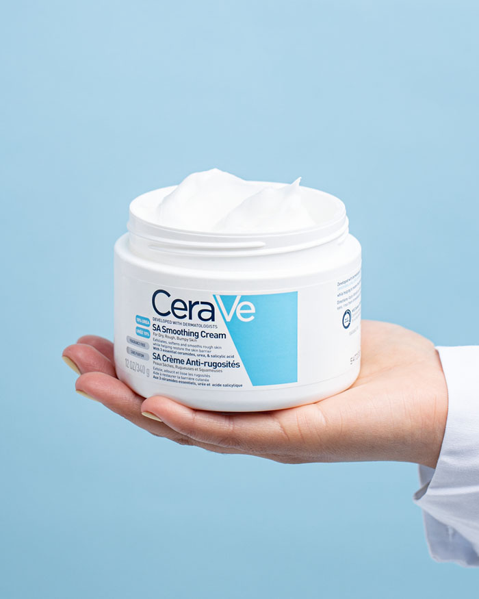 Sa Smoothing Body Cream Pot Dry Rough Bumpy Skin CeraVe UK