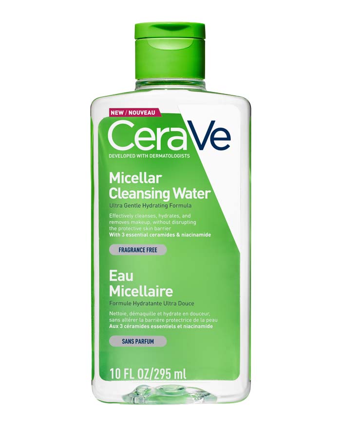 CERAVE Micellar Cleansing Water –