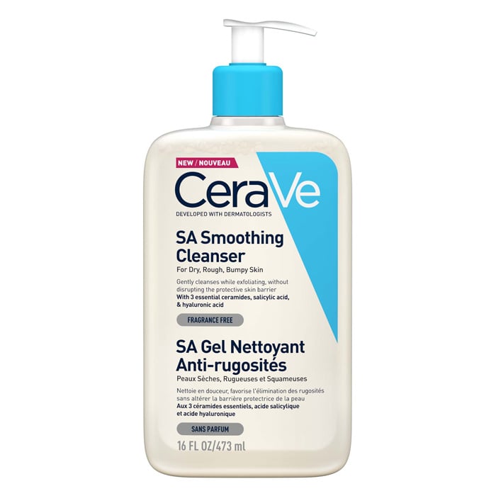 CeraVe SA Smoothing Cleanser as best skincare for large pores